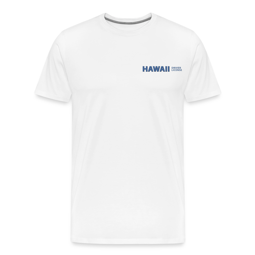 Personalized Rear Print McLovin Premium Men's T-Shirt