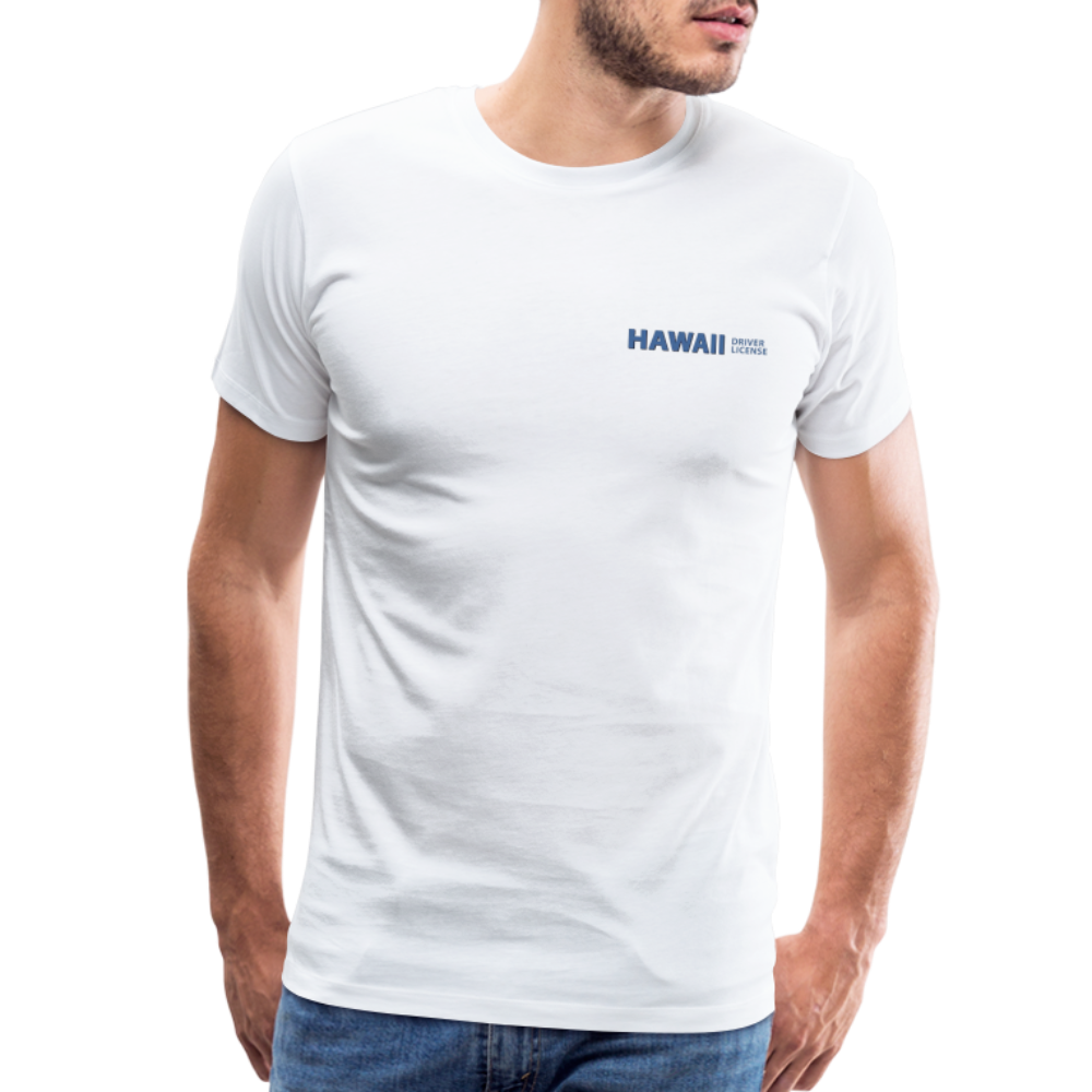 Personalized Rear Print McLovin Premium Men's T-Shirt