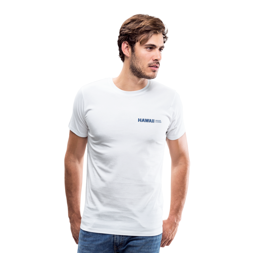 Personalized Rear Print McLovin Premium Men's T-Shirt