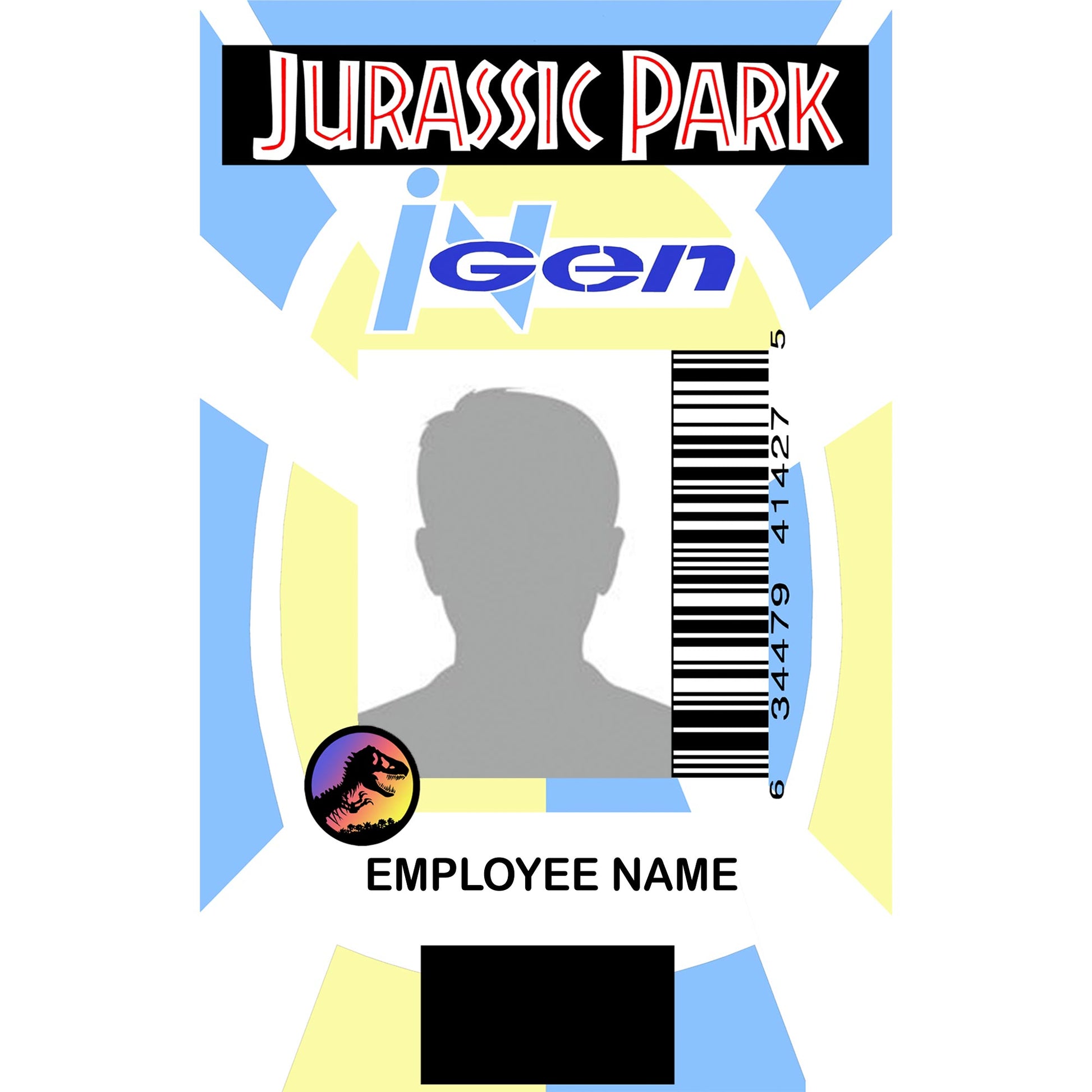 Jurassic Park Employee ID Badge