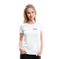 Personalized Rear Print McLovin Premium Woman's T-Shirt